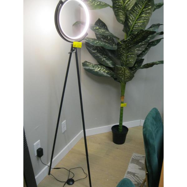 "AS IS" ROUND TOP LED FLOOR LAMP