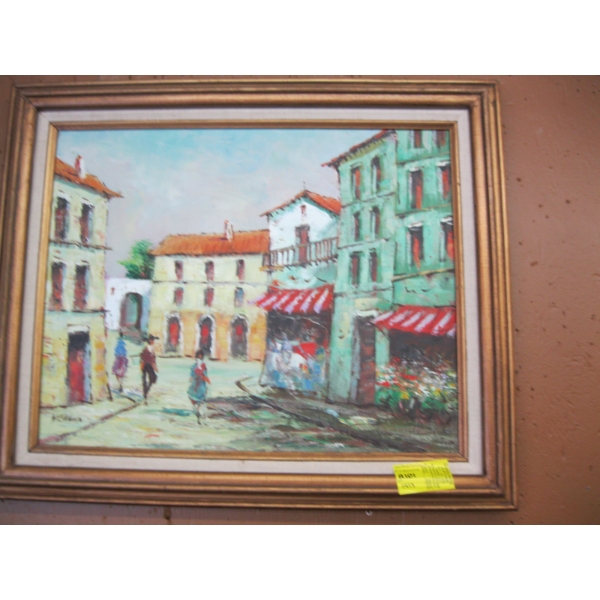MCM OIL PAINTING BY A. VILANOVA