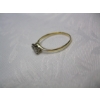Image 4 : LADIES 18KT RING W/2 DIAMONDS, 1.5G SZ 8