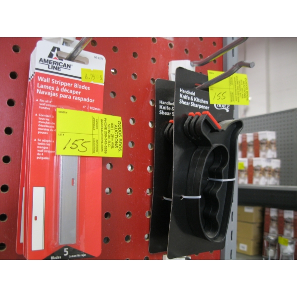 HANDHELD KNIFE SHARPENER & WALL STRIPPER BLADES