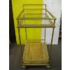 Image 2 : GOLD COLOR METAL TEA CART