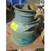 Image 1 : SMALL PAINTED MILK CAN