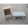 Image 1 : 2 WOODEN STEP STOOLS