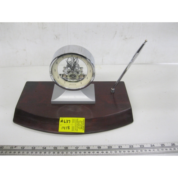 FORESTVILLE CLOCK W/PEN HOLDER