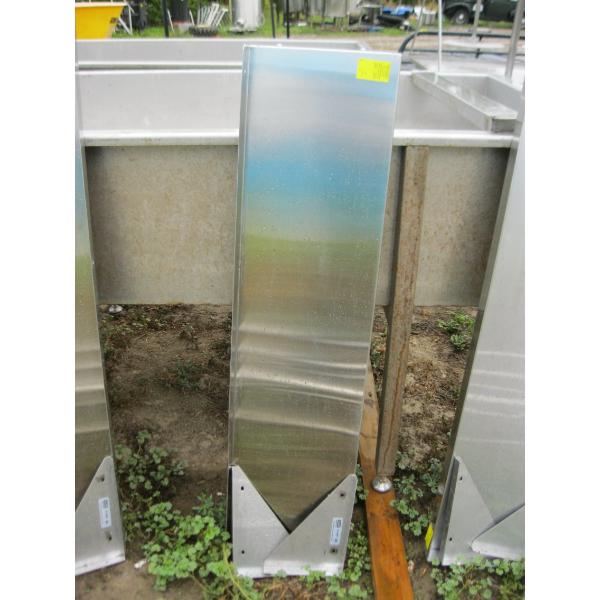 4' STAINLESS STEEL SHELF UNIT W/BRACKETS