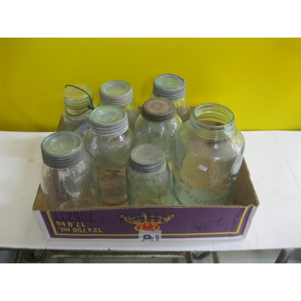 VINTAGE CANNING JARS