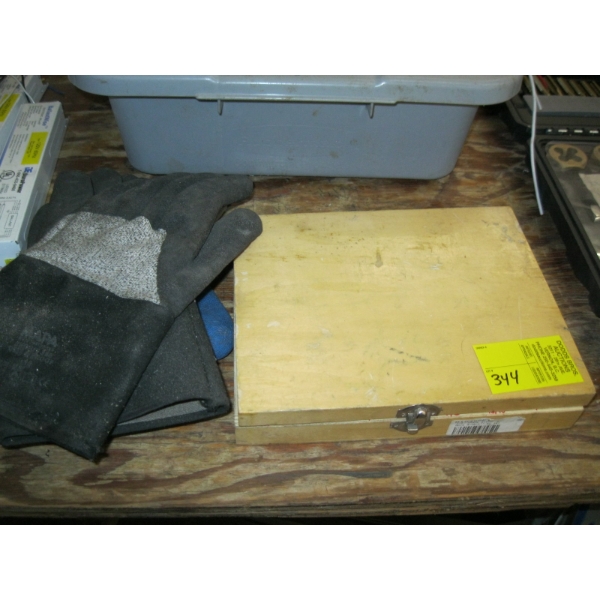 LG. 1/2" SHANK DRILL BIT SET - 9/16 TO 1"