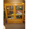 Image 5 : ANTIQUE GLASS DOOR CABINET