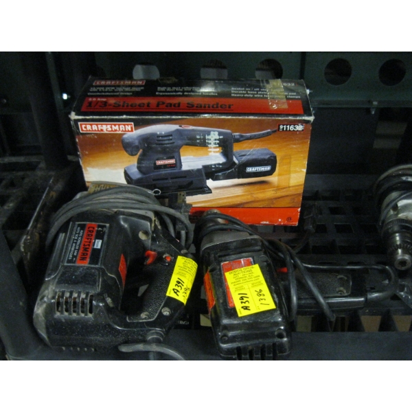 CRAFTSMAN JIGSAW, SANDER & DRILL