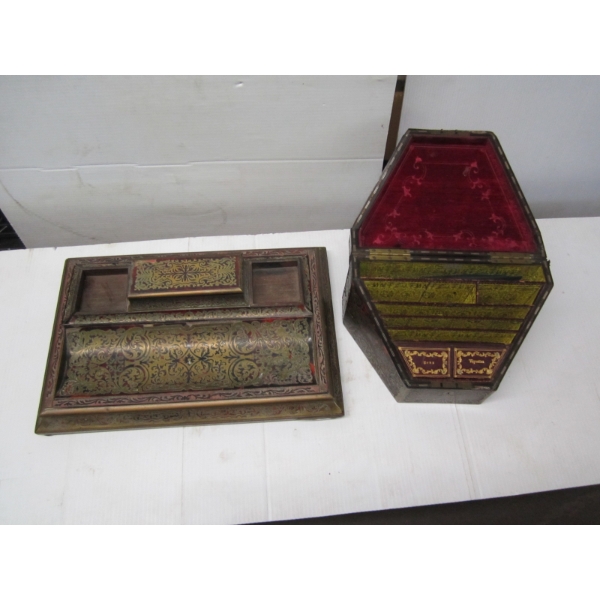 DESK SET, LETTER BOX, ETC.