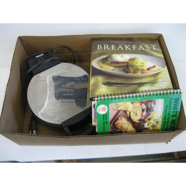 MISC. COOKBOOKS, WAFFLE IRON