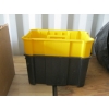 Image 3 : BLACK & YELLOW ROLLING PARTIONED TOOLBOX