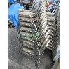 Image 1 : 10 CHROME FRAMED STACKING CHAIRS