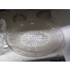 Image 2 : VINTAGE GLASSWARE: LIDDED CONTAINERS, CAKE TRAYS, ETC.