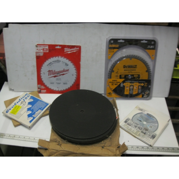ASST. SAWBLADES, ETC.