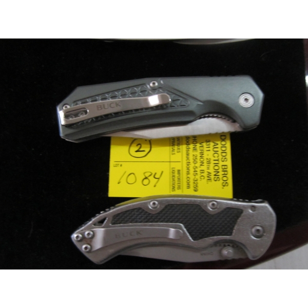 2 BUCK FOLDING KNIVES