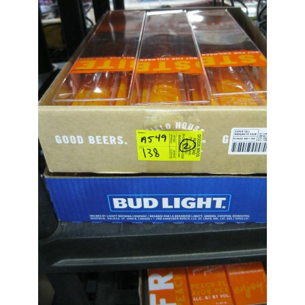 6 BOXES OF FROSTBITE PEACH ALCOHOL ICE POPS