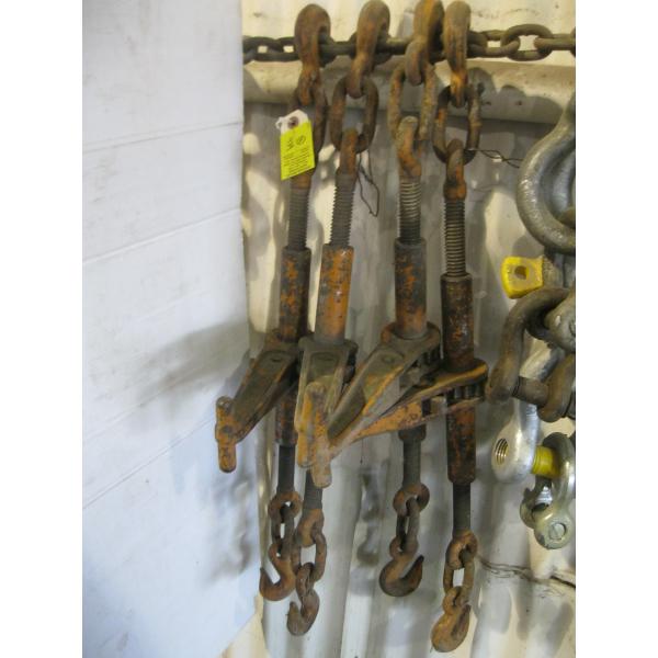 4 RATCHETING CHAIN BOOMERS