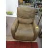 Image 1 : BROWN UPHOLSTERED RECLINER