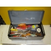Image 1 : METAL TOOLBOX W/ASST. CONTENTS