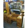 Image 1 : 4 DRAWER VANITY DRESSER W/MIRROR