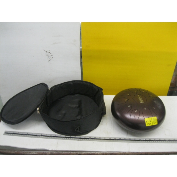 13 NOTE STEEL TONGUE DRUM W/CASE
