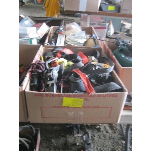 MISC. RATCHET TIE DOWN STRAPS, ETC.
