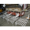 Image 4 : 4 WROUGHT IRON CHAIRS W/CUSHIONS