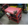 Image 1 : ROLLING SINGLE DRAWER CART W/SM. BENCH VISE
