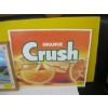 Image 3 : TIN ORANGE CRUSH SIGN & FRAMED PRINT OF TRAIN