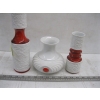 Image 1 : 3 PIECES OF WEST GERMAN KPM OP ART MCM VASES