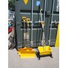 Image 1 : 2 SNOW SHOVELS, BROOM, PUSH SALT DISPENSER
