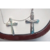 Image 2 : 2 SILVER CROSS NECKLACES