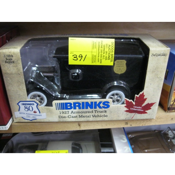 1927 ARMORED TRUCK DIECAST CAR