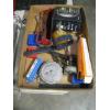 Image 1 : BOX OF MISC. - LOGGERS TAPE, LED LIGHT, ETC.