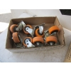 Image 5 : SM. BOX OF CASTORS, DOLLY TIRES, REPLACEMENT FIRE BRICKS