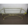 Image 1 : GLASS & BRASS COFFEE TABLE