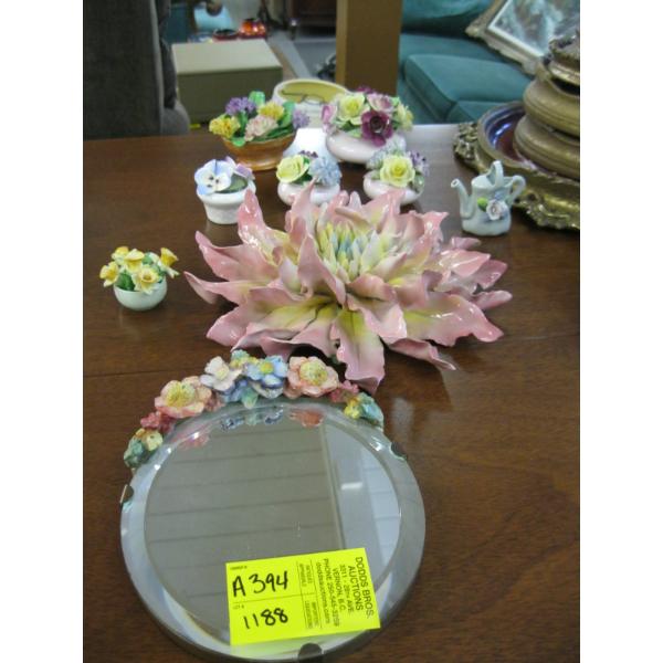 CHINA FLORALS, SM. MIRROR, ETC.