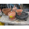 Image 1 : CLAY POTS & PLANT ROLLERS