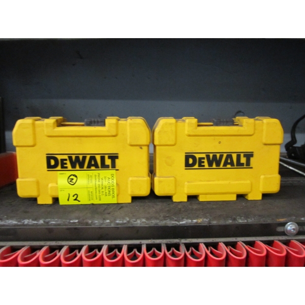 2 DEWALT BIT KITS