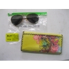 Image 1 : PAIR OF VINTAGE SUNGLASSES & A DECORATIVE WALLET