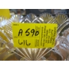 Image 6 : LG. GLASS BOWL & SET OF 4 GLASS ASHTRAYS