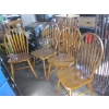Image 1 : 6 OAK CHAIRS