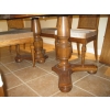 Image 3 : LG. OAK DINING TABLE W/CHAIRS