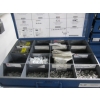 Image 3 : METAL CASED 5 DRAWER PULL OUT CABINET W/ELECTRICAL CONNECTORS, MARIOTS FUSES, ETC.