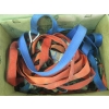 Image 2 : 2 BOXES OF MISC. ELECTRIC CLOCK, ADDING MACHINES, MAGNIFYING GLASS, STRAPS, ETC.