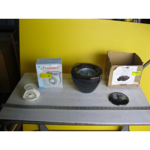 MISC. COOLING FAN, CROCKPOT, ETC.