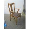 Image 2 : ANTIQUE OAK ARMCHAIR