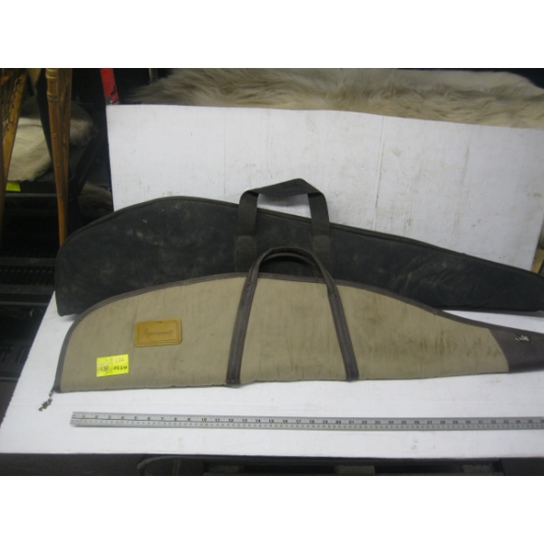 2 SOFT SIDED GUN CASES