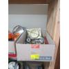Image 1 : BOX OF MISC. HOSE FITTINGS, HOOKS, TAPE, ETC.